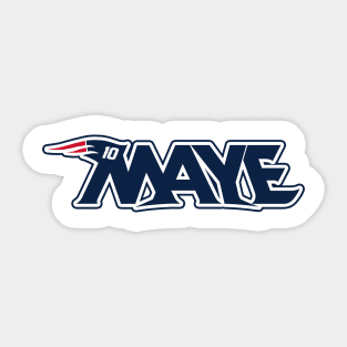 Drake Maye, New England Football QB design Sticker